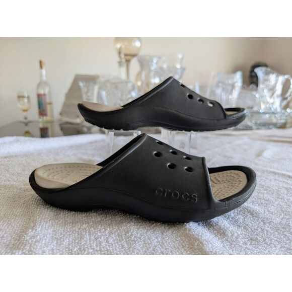 Crocs Unisex Slip-On Ventilated Slide Sandals - Comfort Foam Footbed - Picture 3 of 10